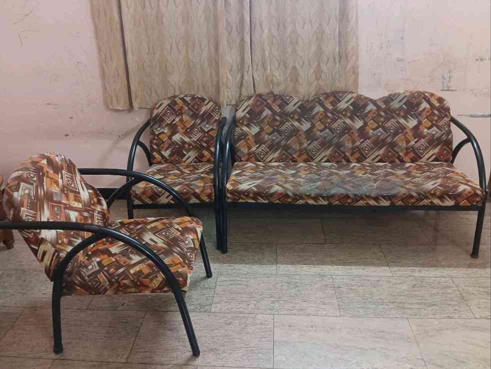 steel sofa set