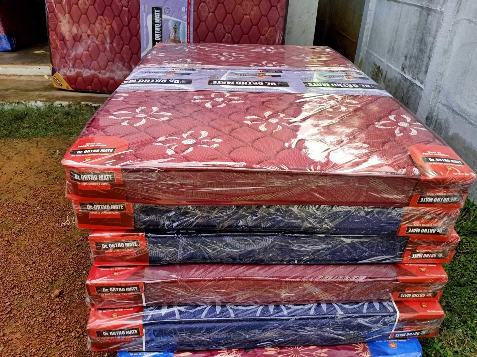 Poppy's original spring mattress and Dr.ortho Orthopedic Matress. Queen Size